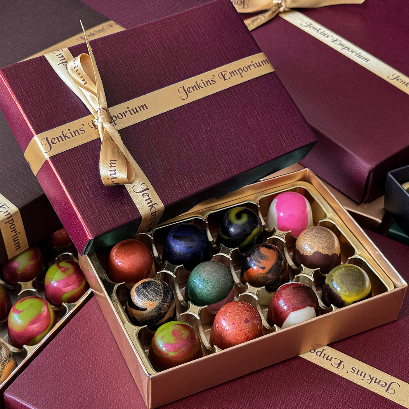 Luxury Chocolate Selection Box - 12 Pieces