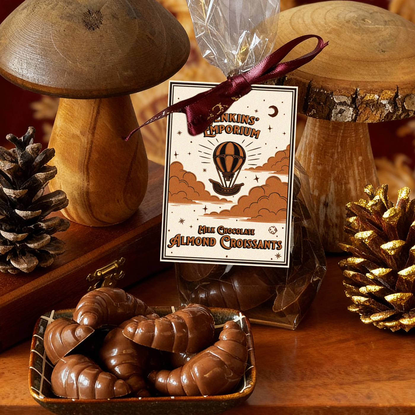 Milk Chocolate Almond Croissants